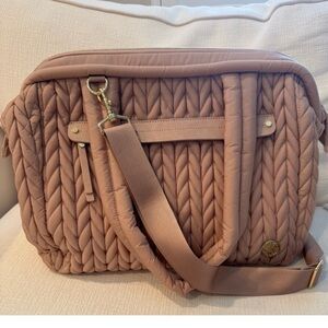 Pre owned Happ Brand Paige Caryall Diaper bag slight stain I can see in pic